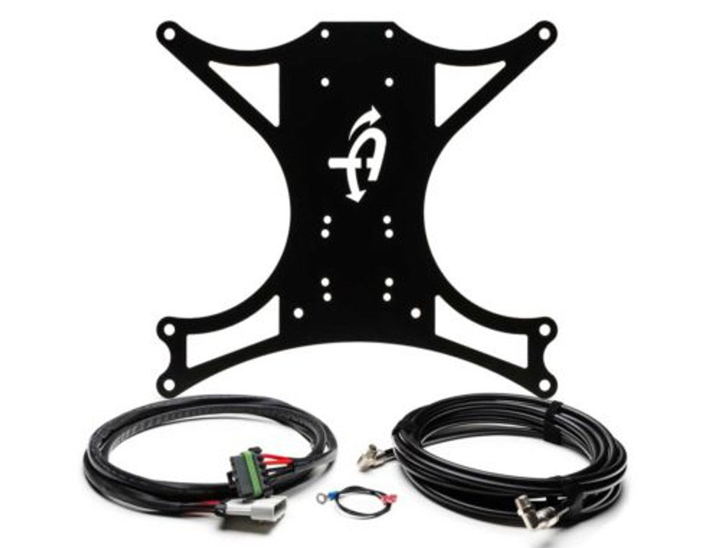 OVS 2007-2018 Jeep Wrangler JK Compressor Mount & Connection Kit Under Seat for ARB Dual Air Compressor Black 44-0717