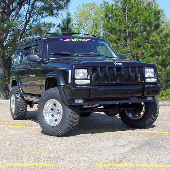 SUPERLIFT 1984-2001 Jeep Cherokee XJ With SL Shocks 4WD Suspension Lift Kit 2.5 Inch K369/86040X4