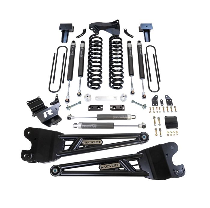Readylift 2023-2024 Ford F250 F350 Super Duty 4WD 4" Coil Spring Lift Kit With Falcon Shocks And Radius Arms 49-23421