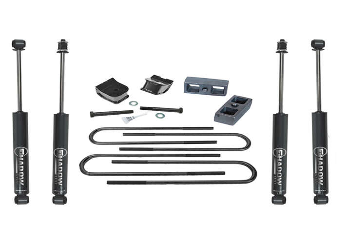 SUPERLIFT 2011-2016 Ford F-250 F-350 4WD Super Duty 2 Inch Leveling 1 Lift Kit K1008/86040X4