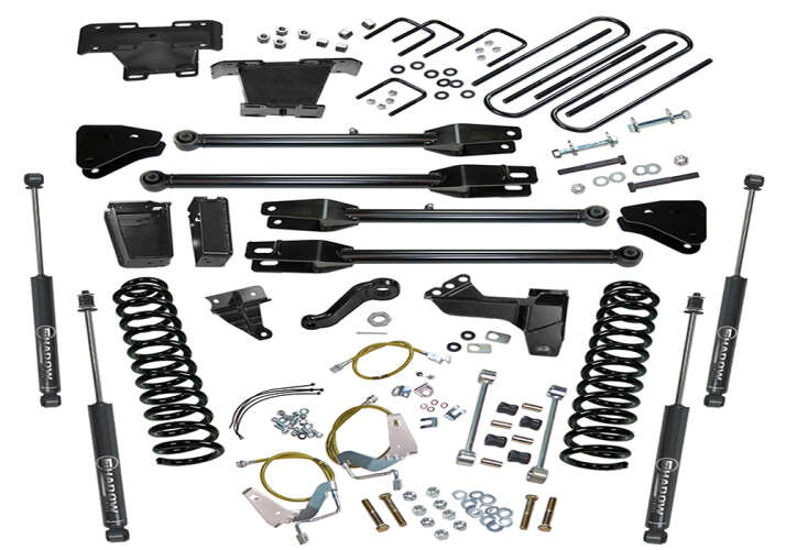 SUPERLIFT 2008-2010 Ford F-250 F-350 Super Duty 4WD Diesel with 4-Link Conversion & SL Shocks Lift Kit 6" K234