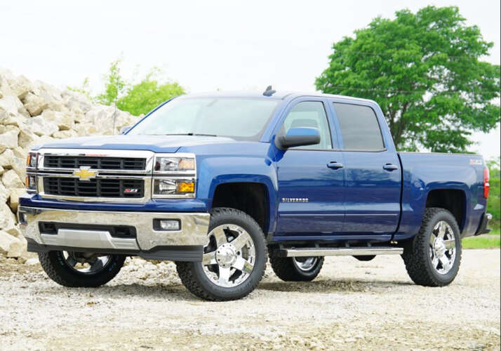 SUPERLIFT 2014-2019 Chevrolet Silverado Gmc Sierra 1500 Lift Kit 3.5 Inch Aluminum Upper Arm 2Wd with Bilstein shocks 3800B
