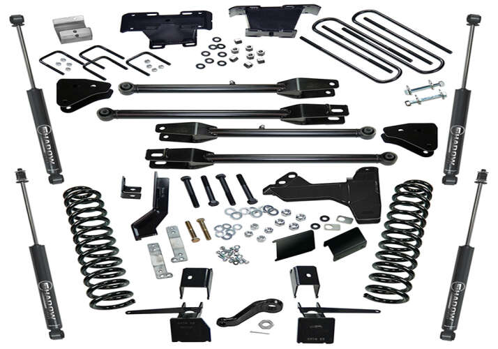 SUPERLIFT 2017-2022 Ford F-250 F-350 Super Duty 4WD Diesel with SL Shocks 4-Link Conversion Suspension Lift Kit 6" K171
