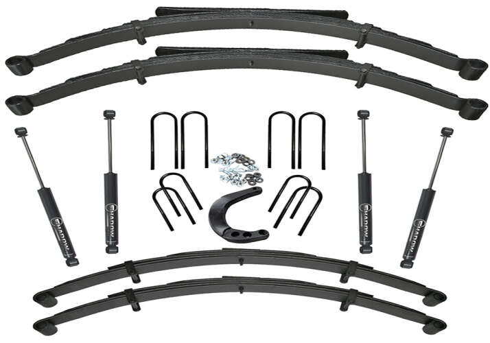 Superlift 1973-1991 GM 3/4 Ton 4WD  6" Lift Kit with 52" Rear Springs with SL Shocks K442/86040X4