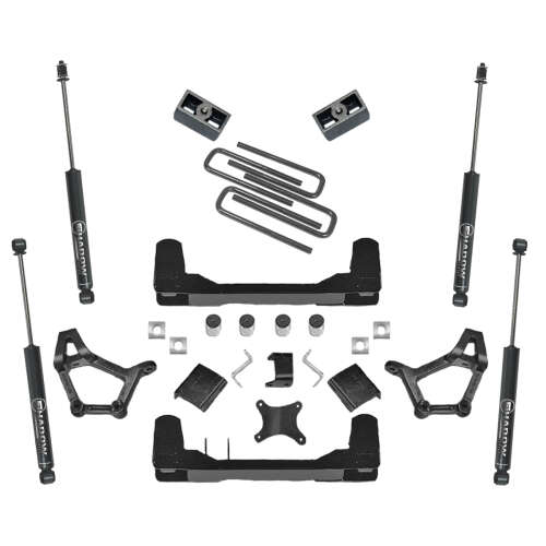 SUPERLIFT 1986-1995 Toyota Pickup Extended Cab 1989-1993 Standard Cab 1986-1989 Toyota 4Runner Lift Kit 4WD With SL Shocks 4 Inch-5 Inch K306/86040X4