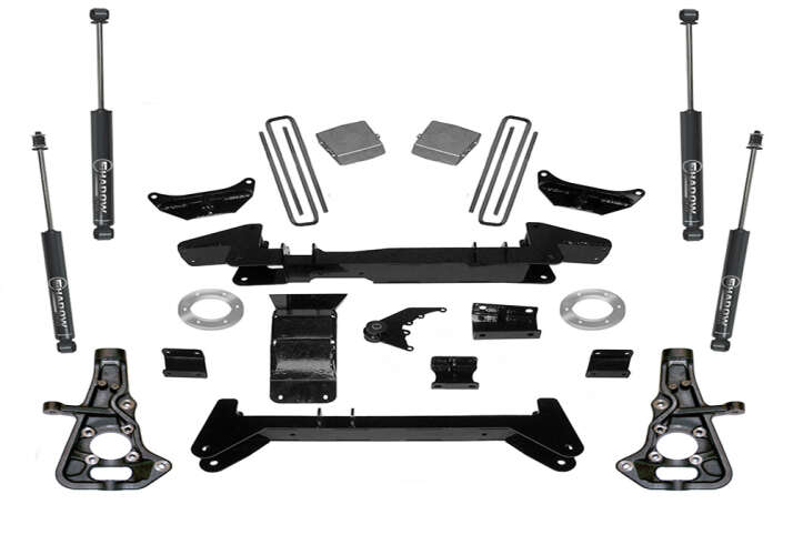 SUPERLIFT Knuckle Kit with SL Shocks Lift Kit 6" K861