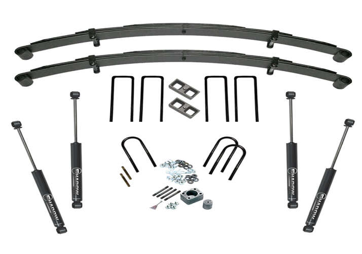 SUPERLIFT 1977-1986 Chevrolet K30 1973-1974 K30 Pickup 1987 V30 1977-1978 GMC K35 1973-1974 K35 K3500 Pickup 1979-1986 K3500 1-Ton 3.5 Inch Lift Kit K461