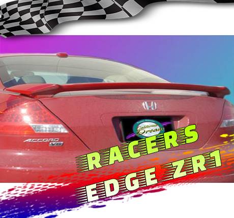 RacersEdgeZR1 2006-2007 Honda Accord 2Dr OE Style ABS Spoilers RE602N-1