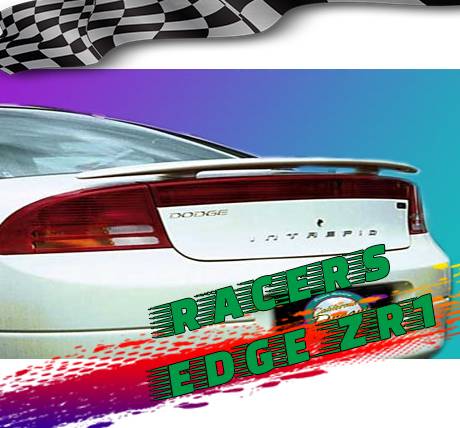 RacersEdgeZR1 1998-2004 Dodge Intrepid Custom Style ABS Spoilers RE98N-4