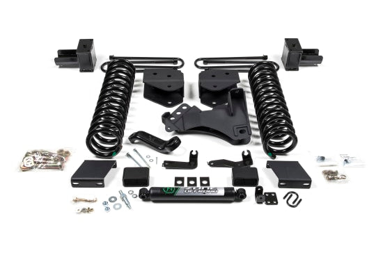 Zone OffRoad 2017-2019 Ford F250 F350 Diesel 4 Inch Dual Stabilizer 3 Leaf Main Suspension System ZONF87