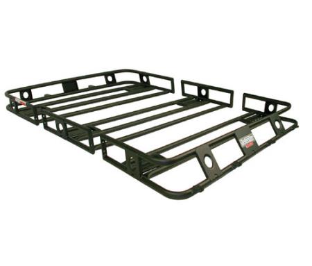 Smittybilt 2007-2009 Jeep Wrangler Wrangler Rubicon 2 Door Models Defender Roof Rack Steel 5 x 7x 4In Side Roof Rack One Peace Welded 50704