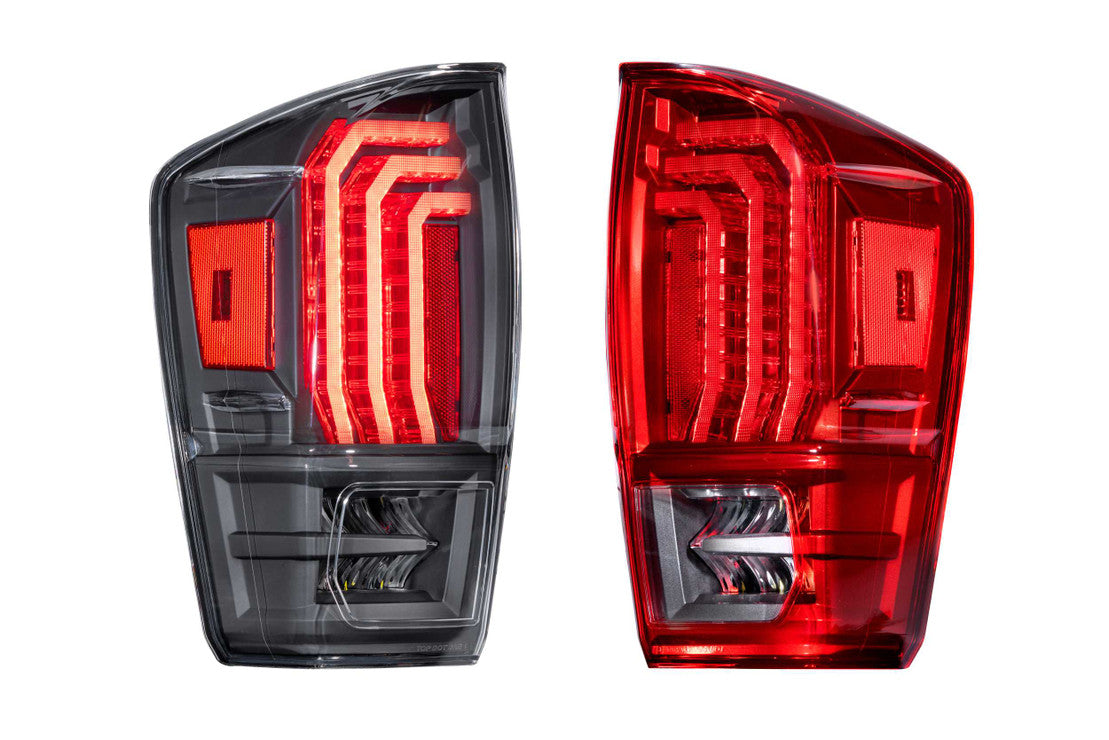 Morimoto 2016-2023 Toyota Tacoma XB LED Tail Lights Pair Red Lens LF703