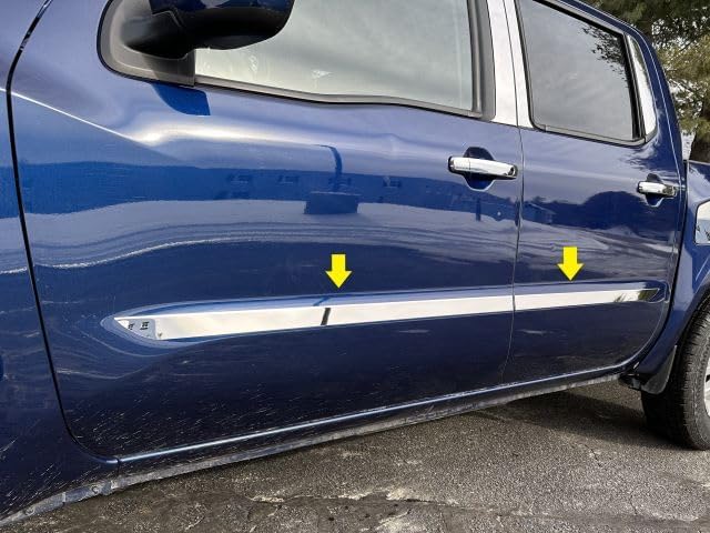 QAA 2022-2024 Nissan Frontier 4 Door Pickup Stainless Steel Side Accent Trim 4Pc AT72510