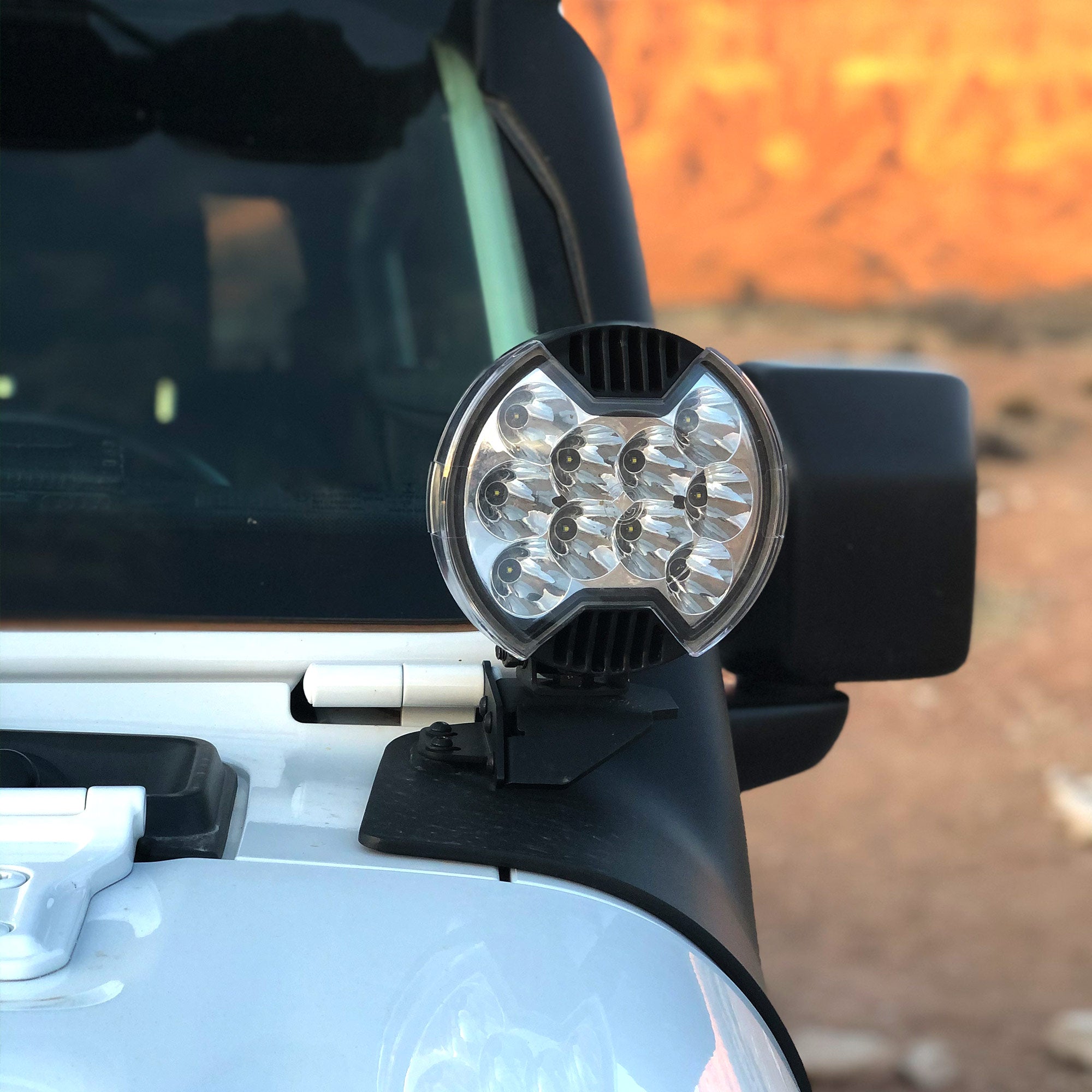 KC Hilites SlimLite LED 6" Clear Light Shield 5103