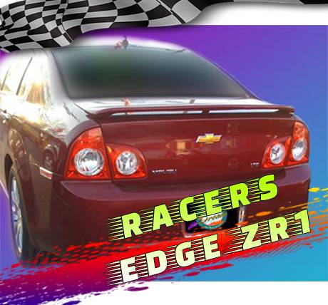 RacersEdgeZR1 2008-2012 Chevrolet Malibu Custom Style ABS Spoilers RE332L-2