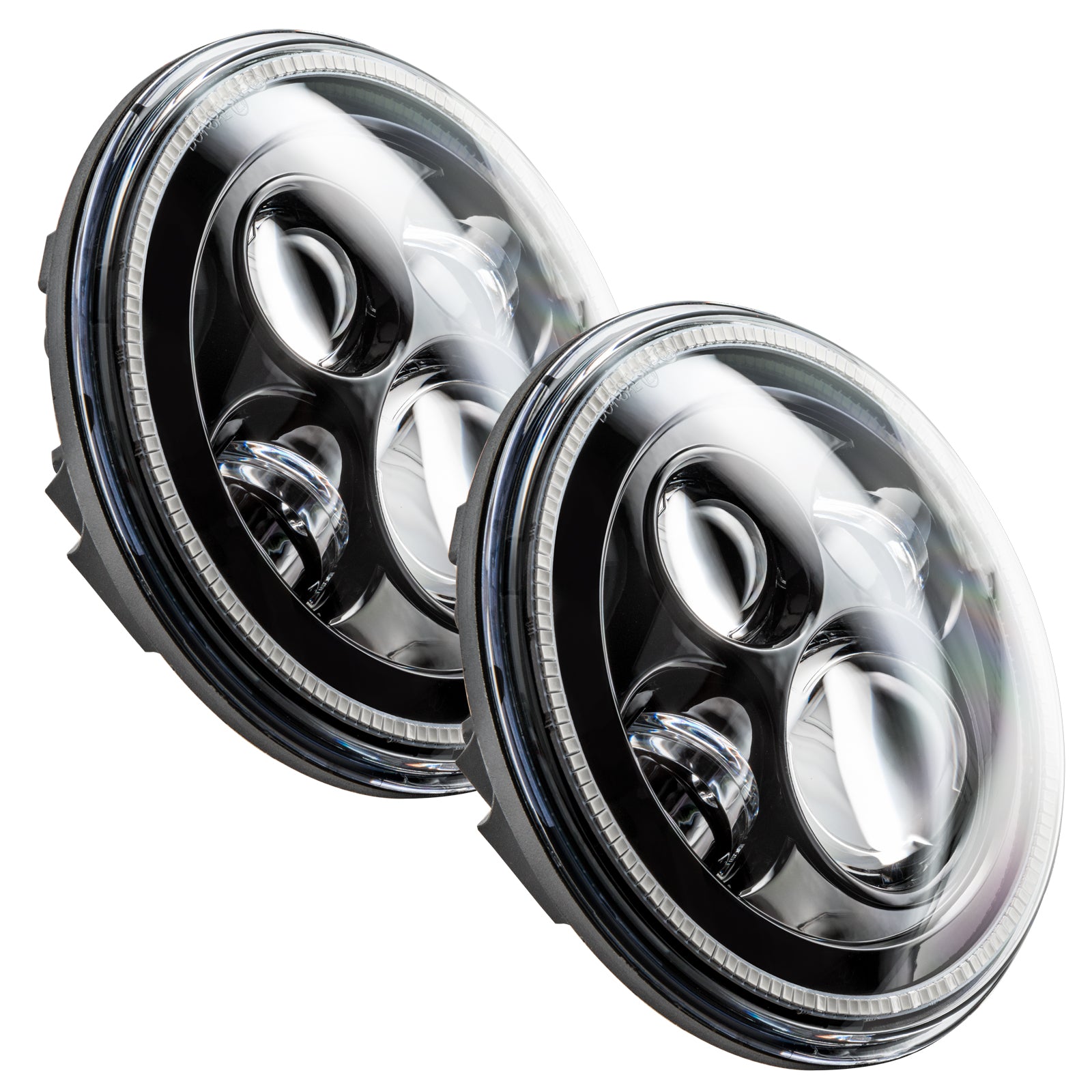 Oracle Lighting High Powered 7" LED Headlights Bezel Black 5769-334