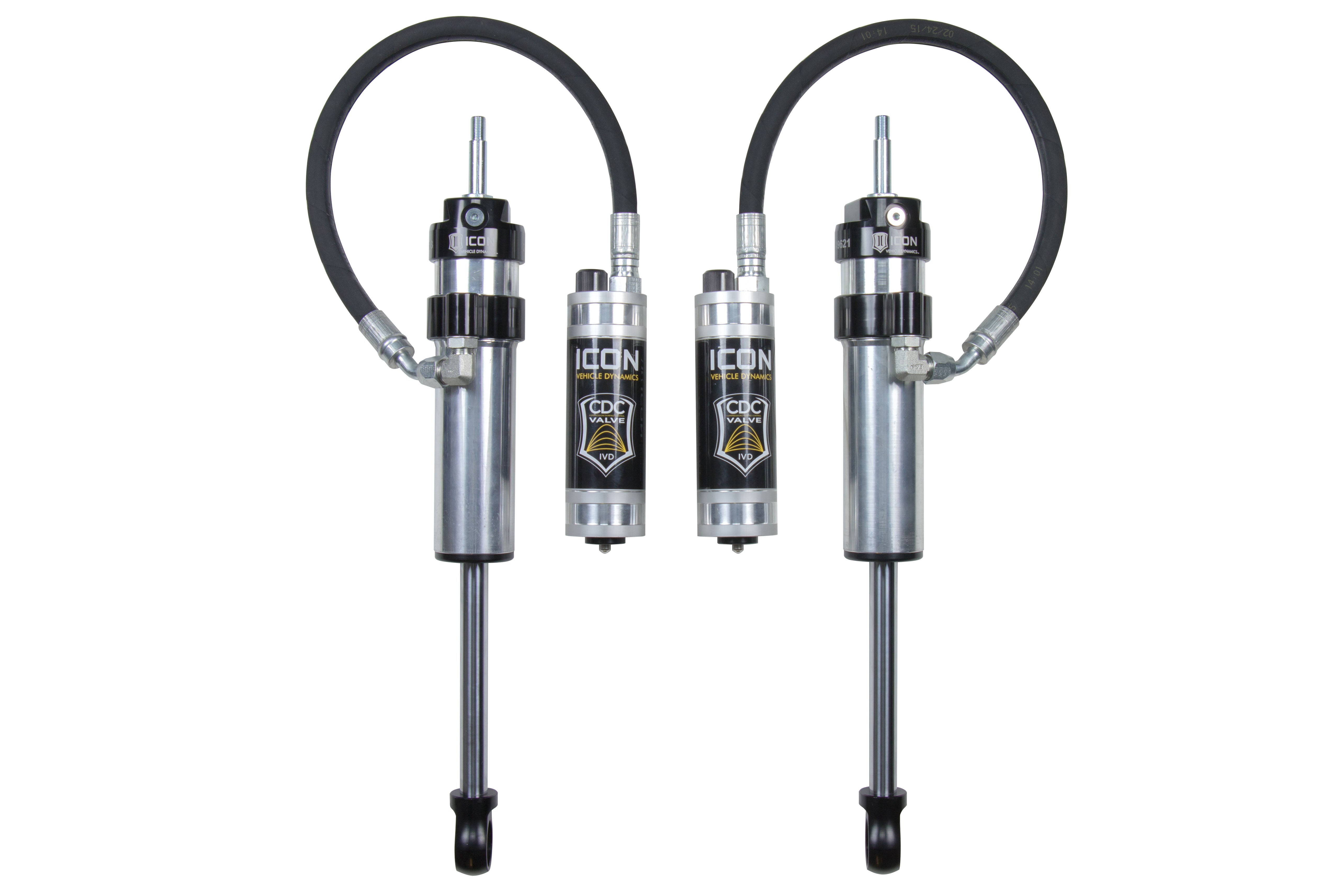 ICON Vehicle Dynamics 1996-2002 Toyota 4Runner Rear 2.5 Vs Cdcv Remote Reservoir Shock Pair 57800CP