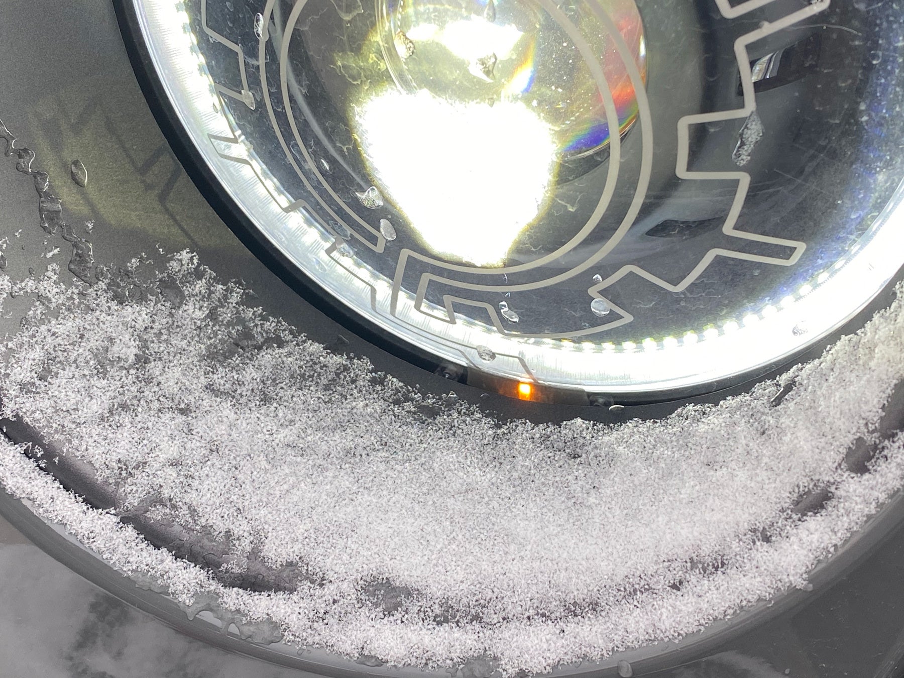 Oracle Lighting Oculus Bi-LED Projector Headlights for Jeep Wrangler JL/Gladiator JT- Heated Lens 5839-111