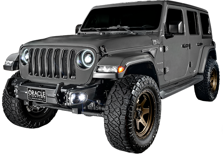 Oracle Lighting Jeep Wrangler JL Gladiator JT Sport High Performance 20W LED Fog Lights 5847-504