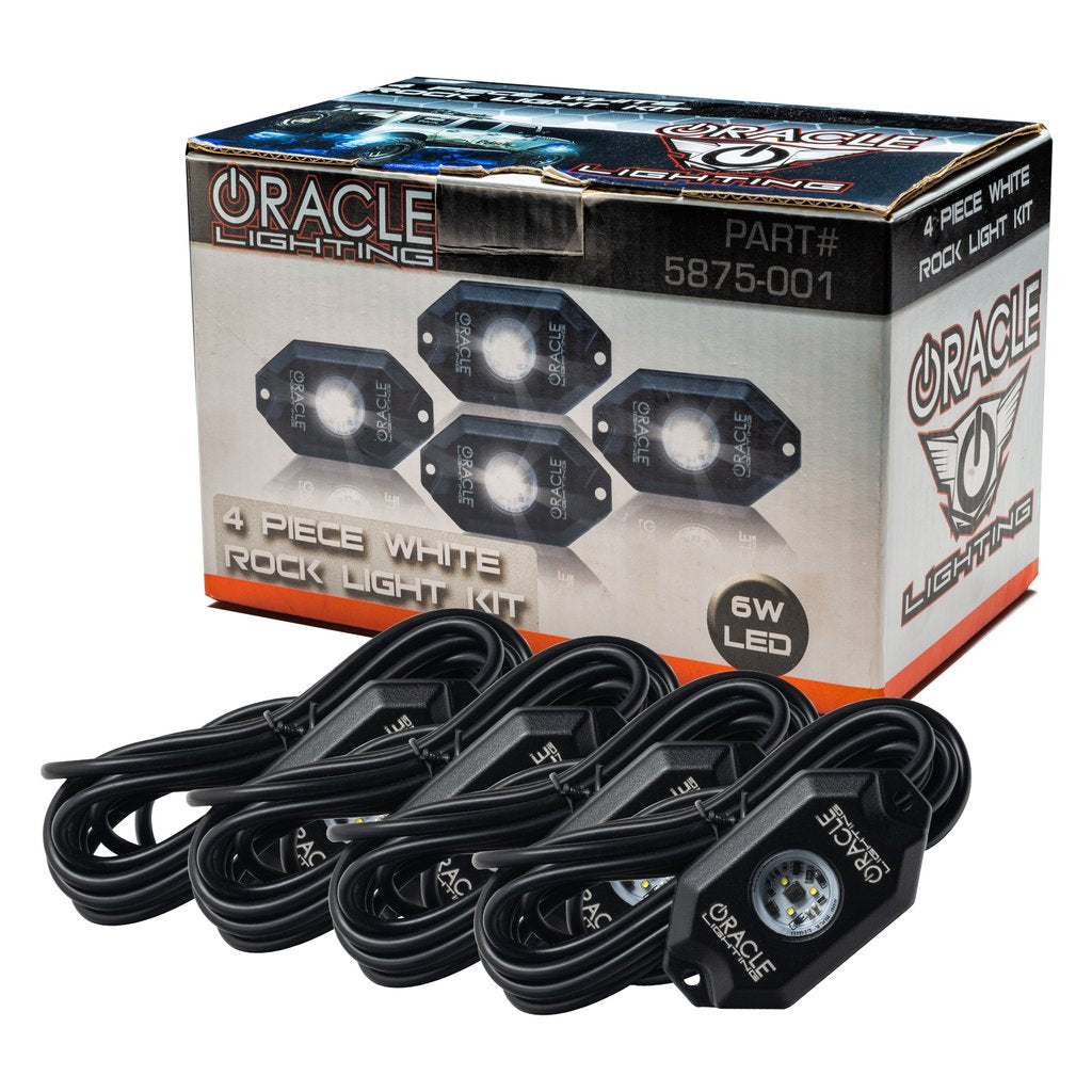 Oracle Lighting Underbody Wheel Well Rock Light Kit White 4pcs 5875-001