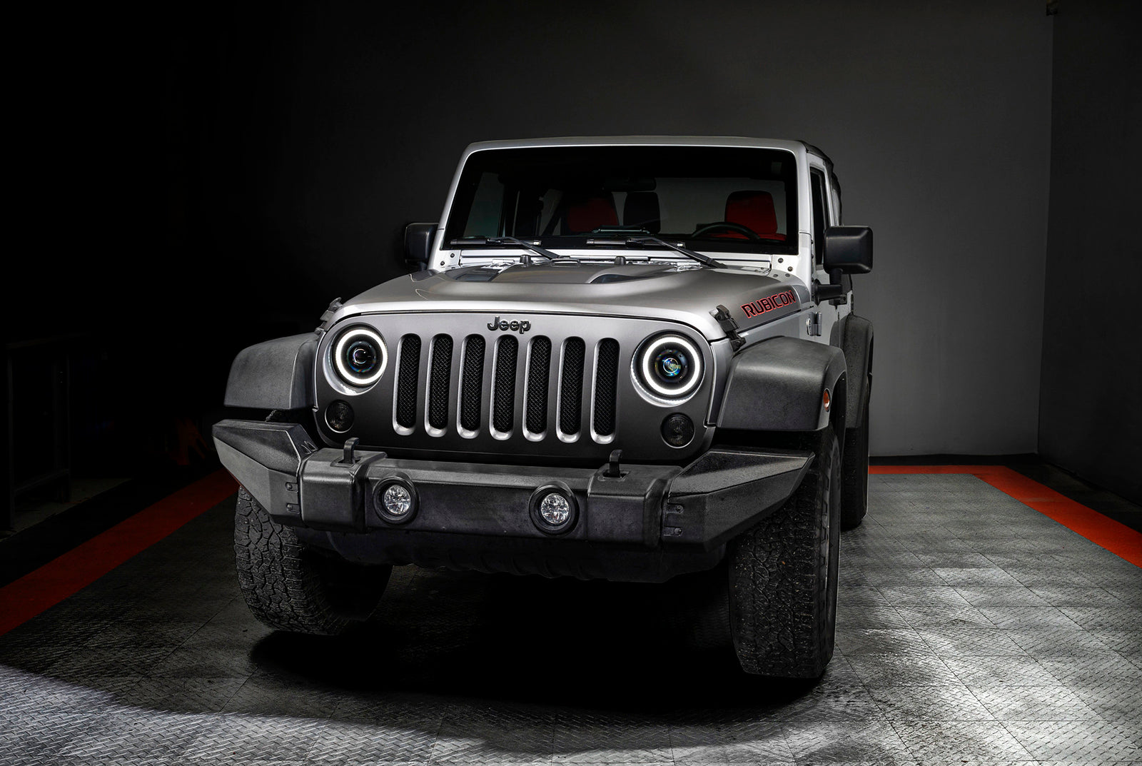 Oracle Lighting 2007-2018 Jeep Wrangler JK Oculus 7" Switchback Bi LED Projector Headlights 5876-023