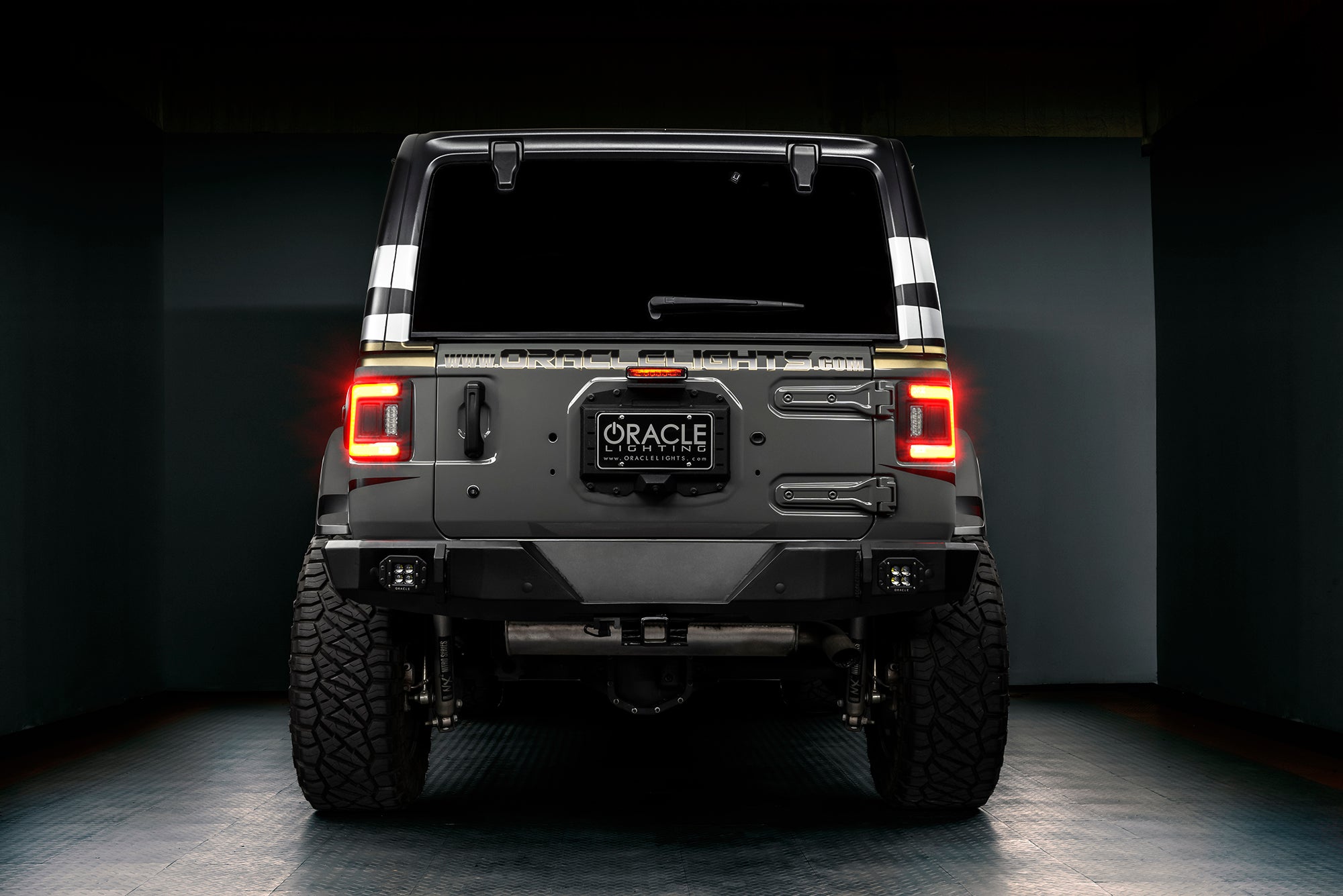 ORACLE Jeep Wrangler JL Lighting Flush Mount LED Tail Lights 5884-504