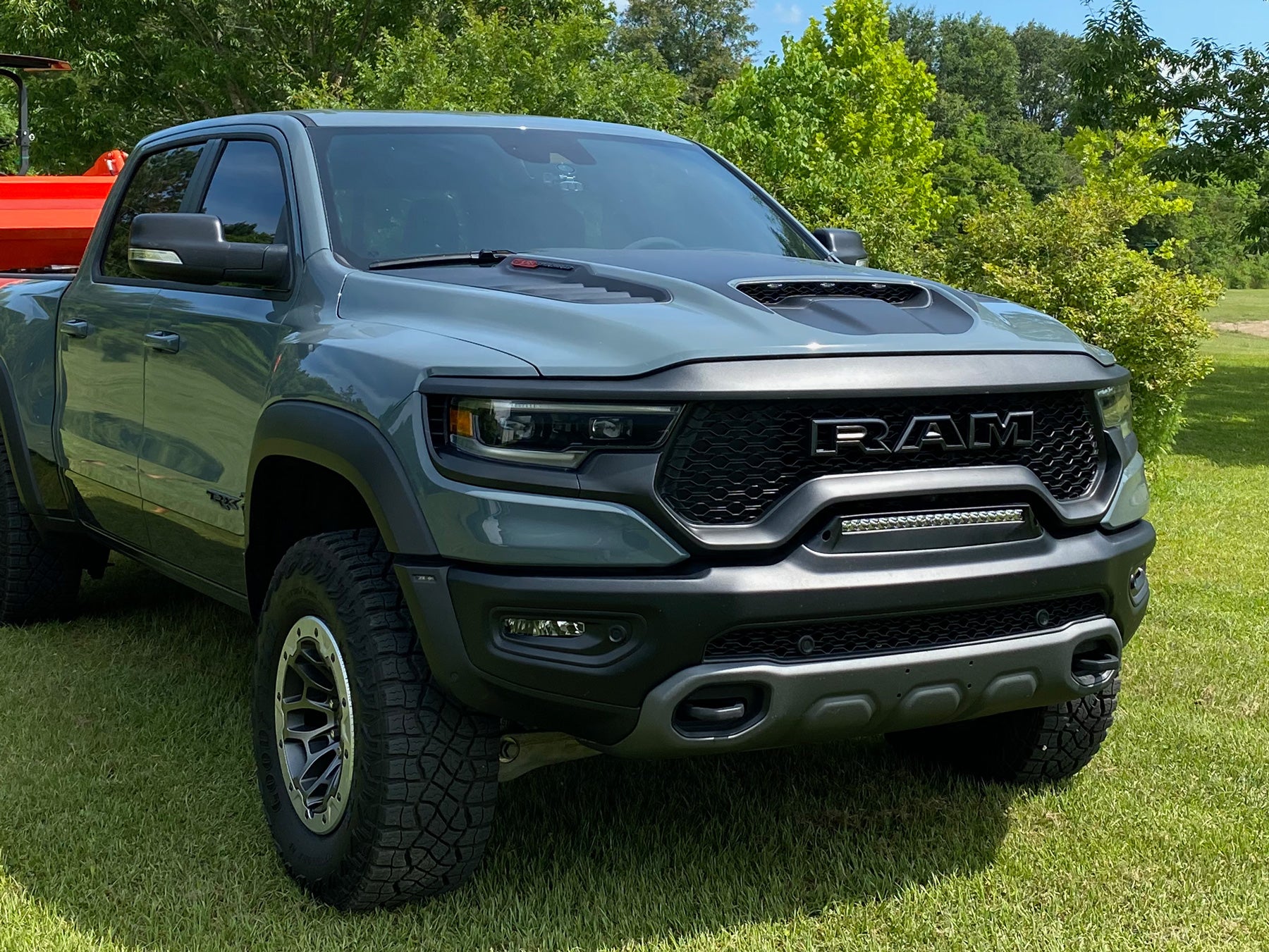 Oracle Lighting 2019-2024 RAM 1500 Rebel 2021-2024 RAM 1500 TRX Front Bumper Flush LED Light Bar System 5885-001