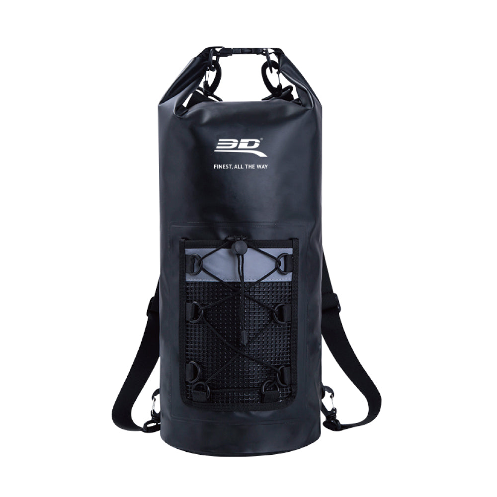 3D Maxpider Roll Top Dry Bag Backpack Black 6117-09