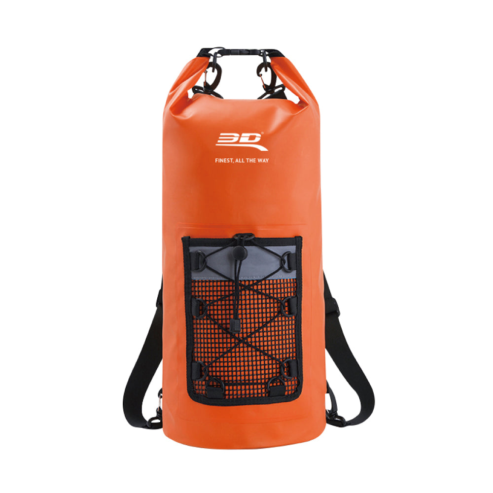 3D Maxpider Roll Top Dry Bag Backpack Orange 6117-21