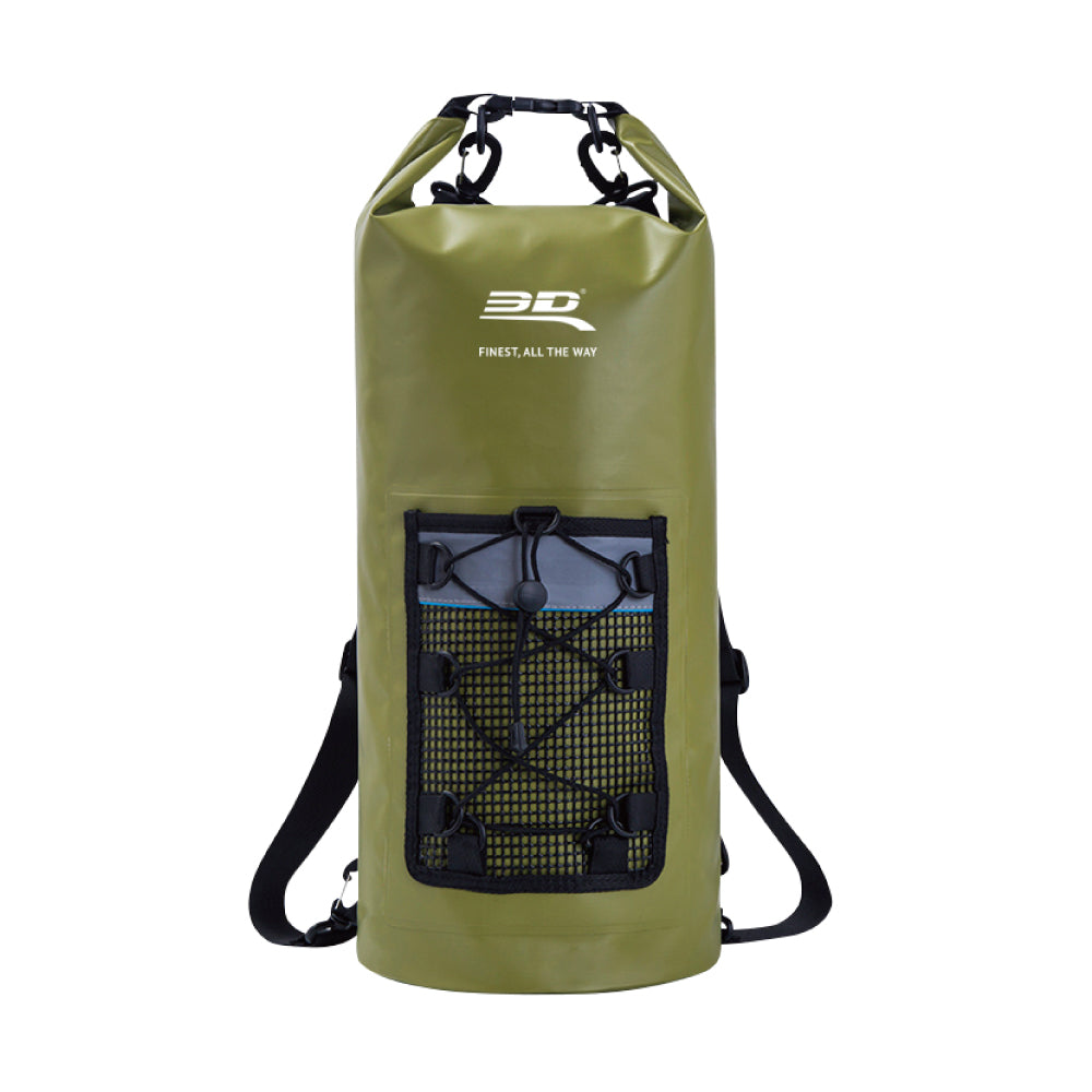 3D Maxpider Roll Top Dry Bag Back pack Army Green 6117-AG