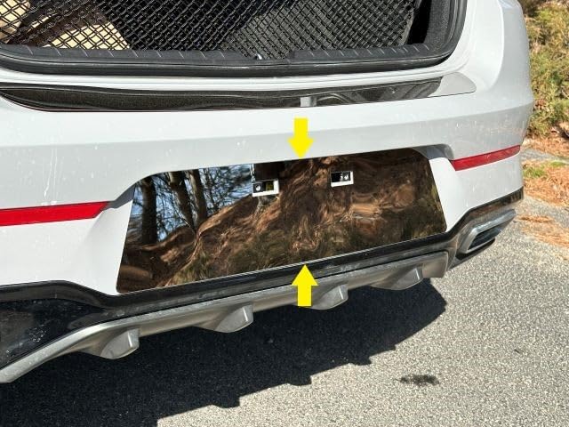 QAA 2021-2024 Kia K5 4 Door Sedan Stainless License Plate Bezel 1Pc LP71805