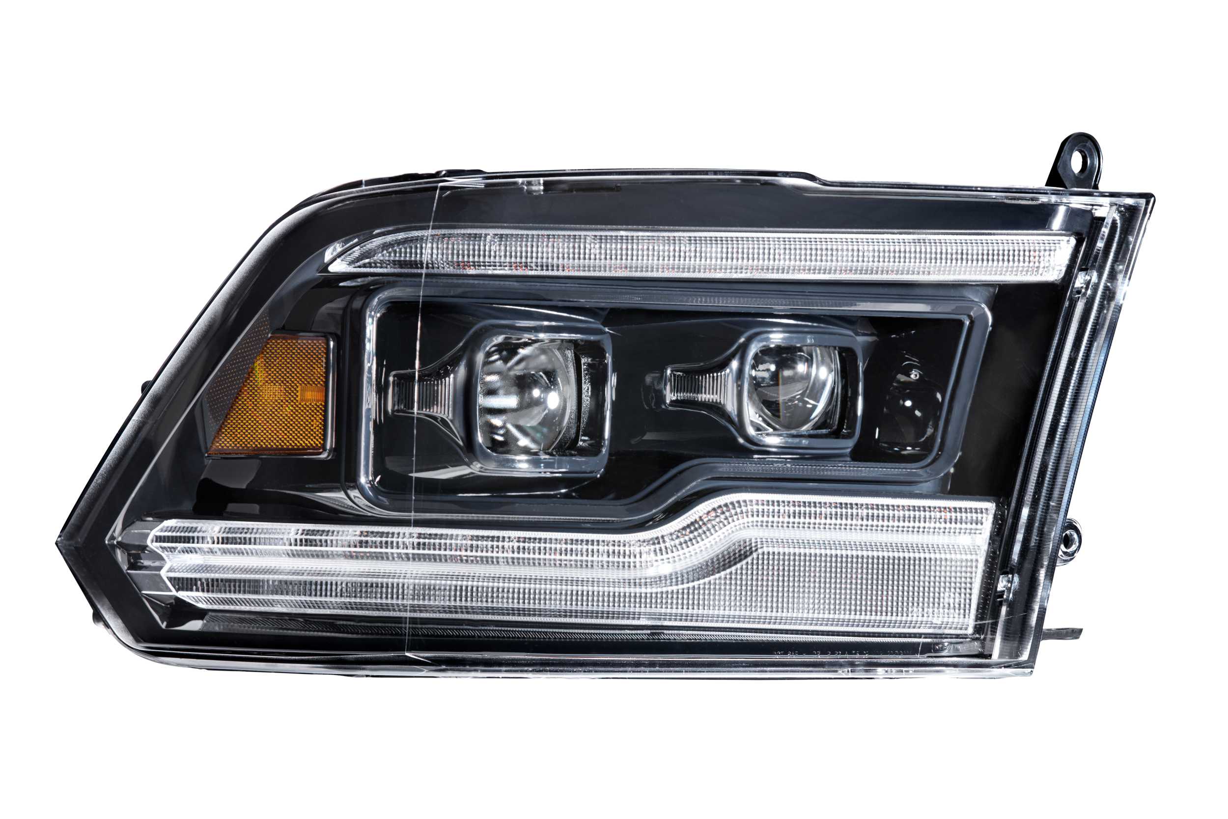 Morimoto 2009-2024 Dodge Ram XB Led Headlights Pair Amber DRL LF520-A-ASM