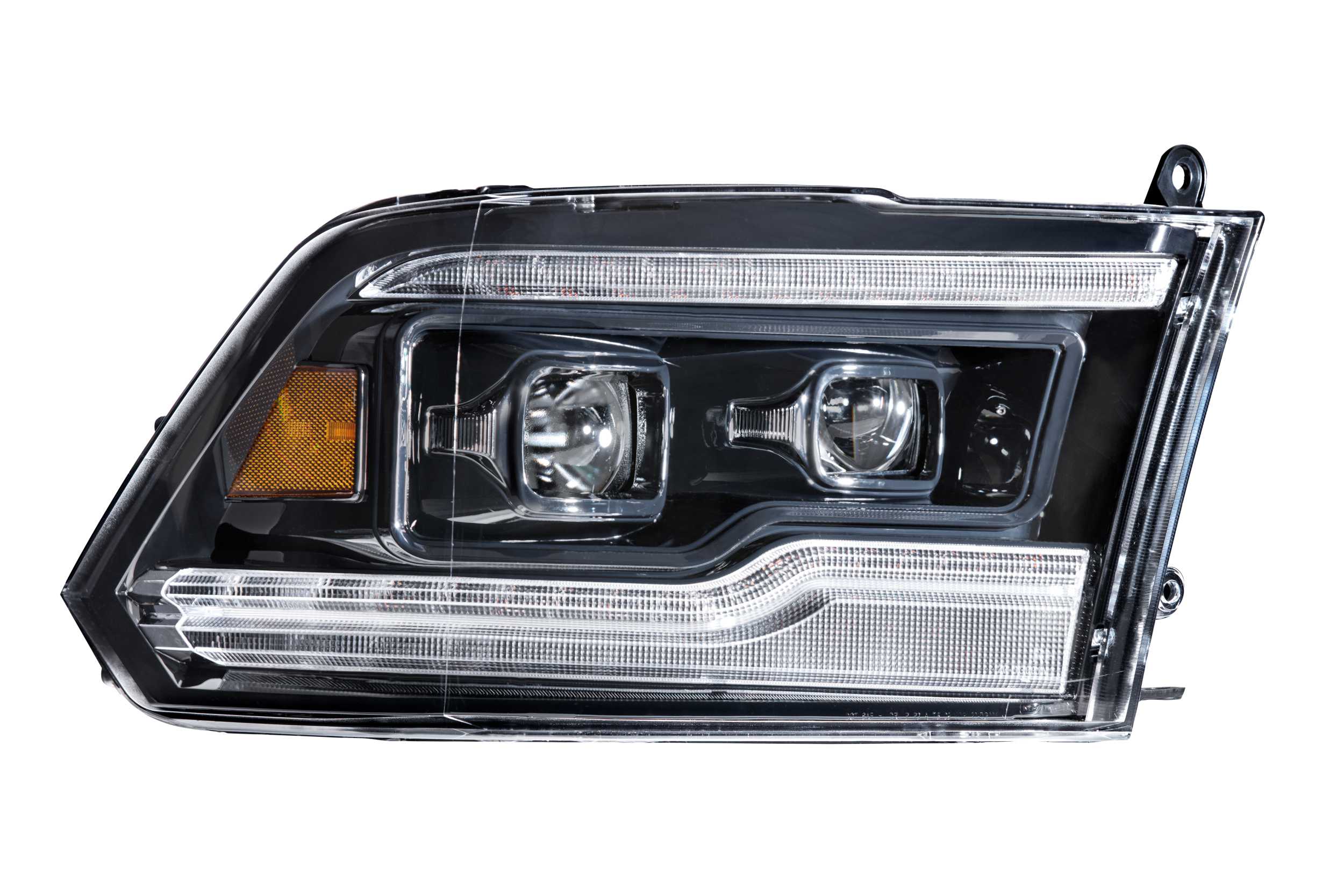 Morimoto 2009-2018 Dodge Ram XB Led Headlights Pair Amber DRL LF520-A-ASM