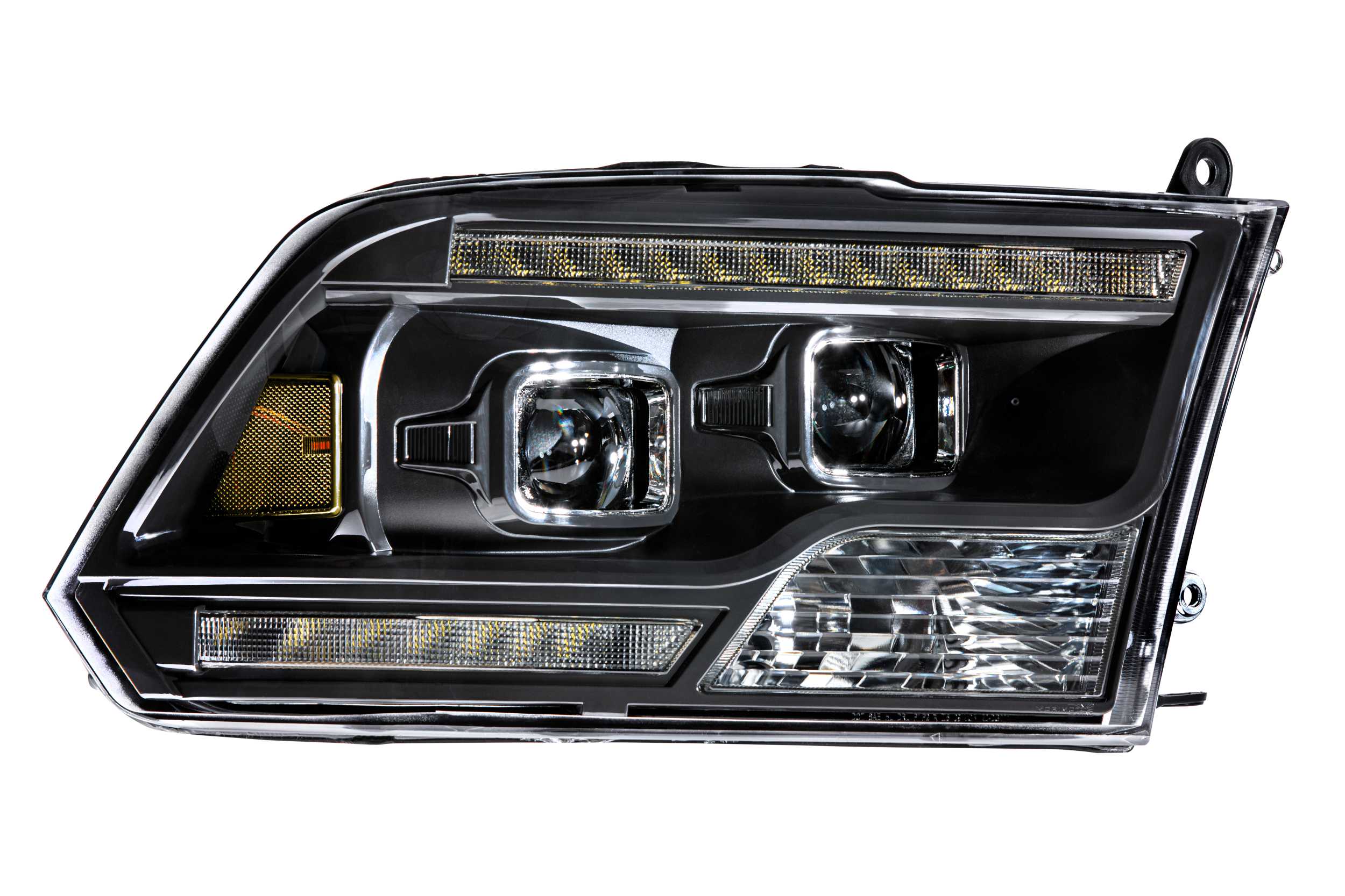 Morimoto 2009-2018 Dodge Ram 1500 Ram HD 2019-2024 Ram 1500 Classic Hybrid XB LED Headlights Pair Asm LF524