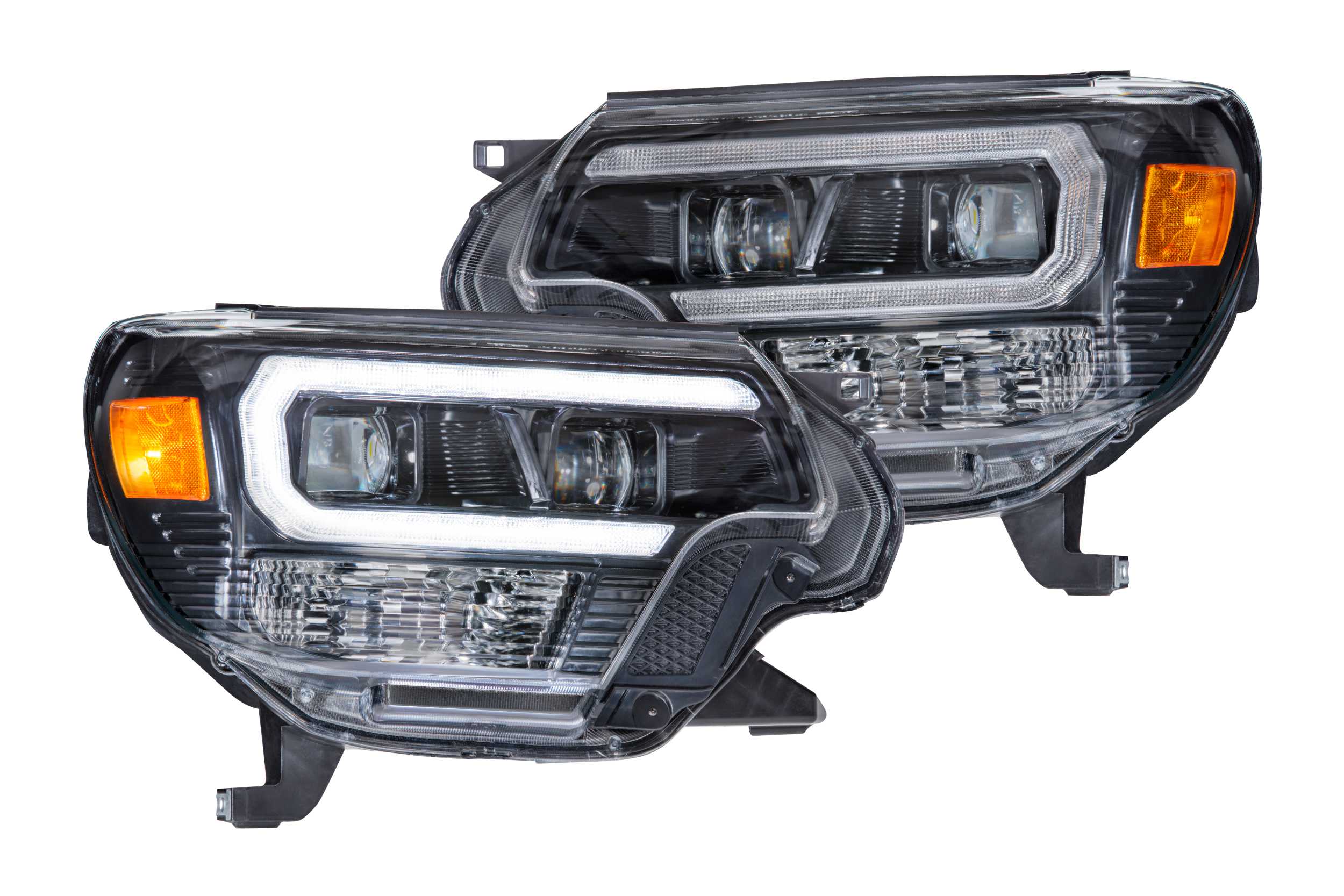 Morimoto 2012-2015 Toyota Tacoma XB Hybrid Led Headlights Pair Smoked LF529