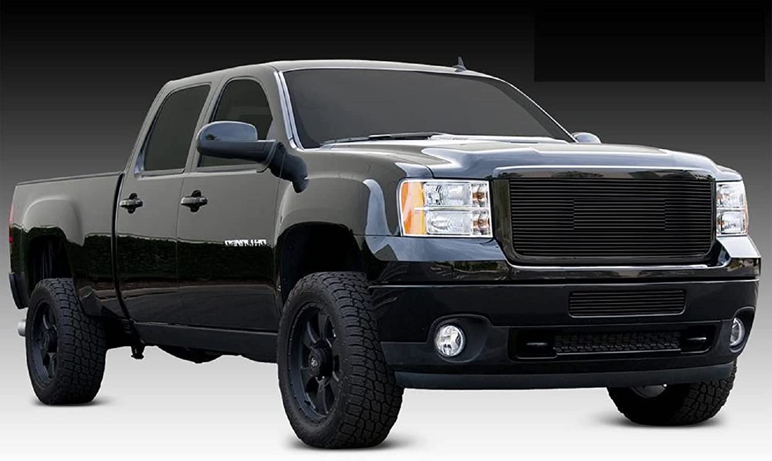 T-Rex 2011 GMC Sierra 2500 3500 Aluminum Black Billet Grille Overlay 21210B