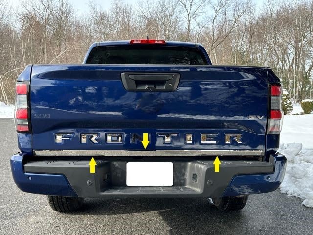 QAA 2022-2024 Nissan Frontier 4 Door Pickup Truck Stainless Steel Rear Deck Accent 1Pc RT72510