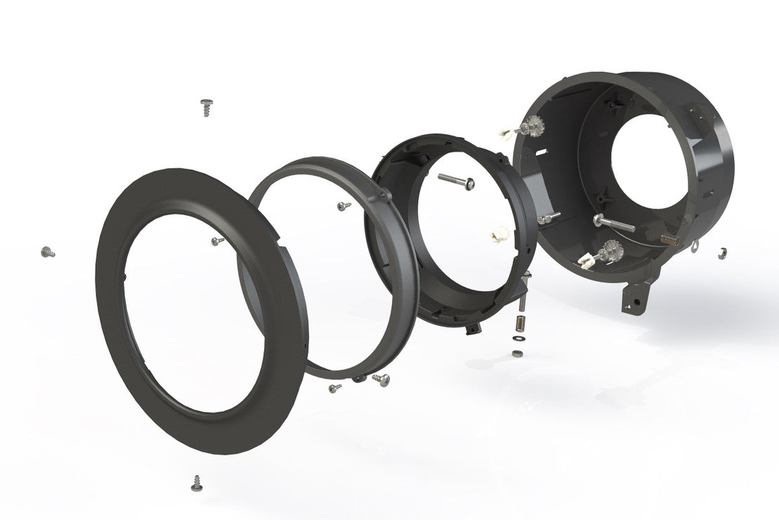 Morimoto 2018-2024 Jeep Wrangler JL 7in LED Headlight Adapters LF630
