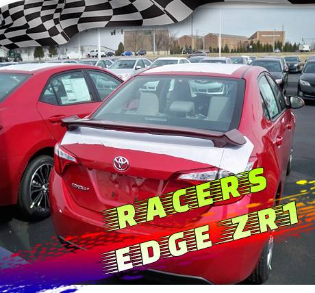 RacerEdgeZR1 2014-2016 Toyota Corolla Custom Style ABS Spoilers RE227L-0