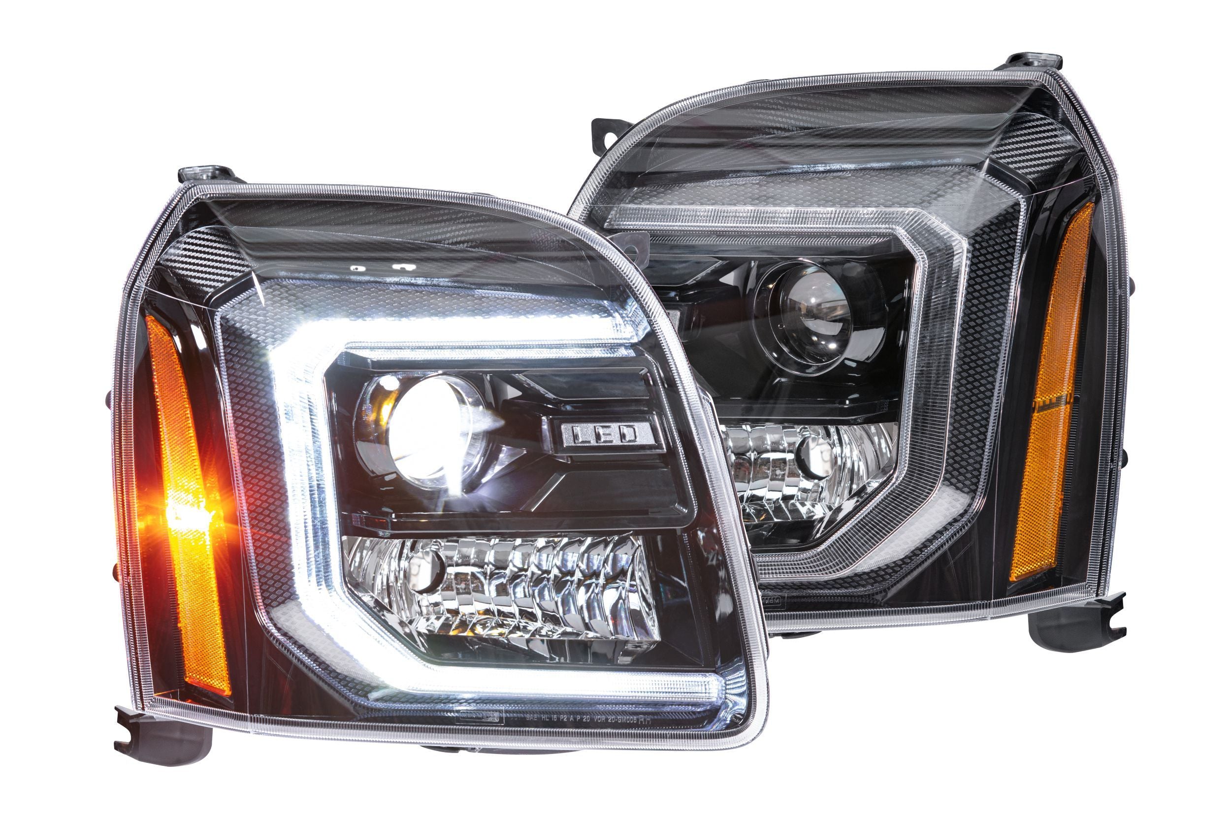 Morimoto 2007-2014 GMC Yukon XB Hybrid Led Headlights Pair Asm LF557