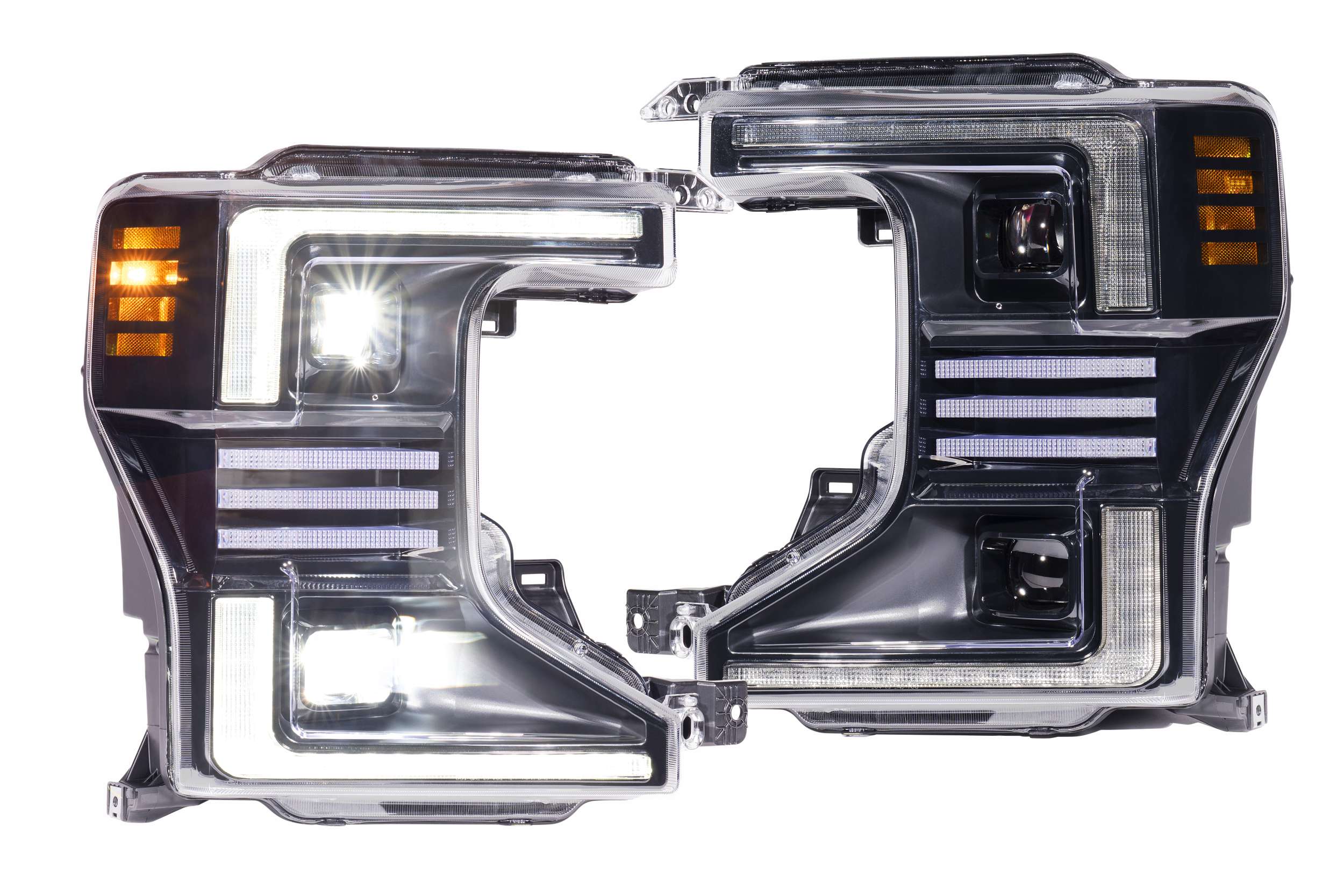 Morimoto 2020-2022 Ford F-250 F-350 F-450 Super Duty XB Hybrid ASM Pair LED Headlights LF556.2