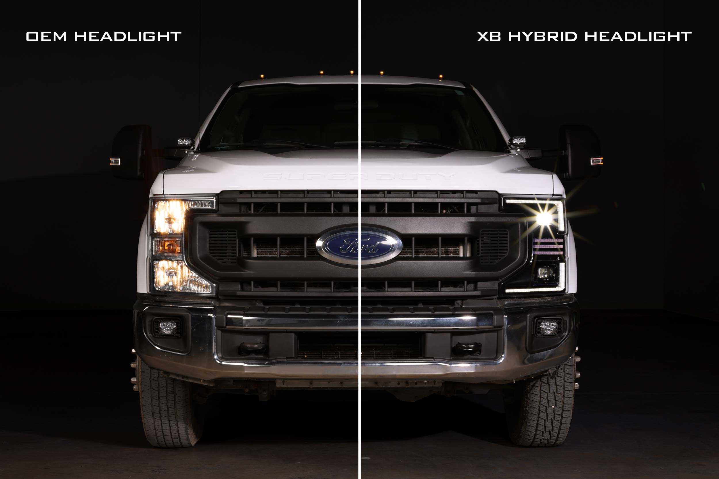 Morimoto 2020-2022 Ford F-250 F-350 F-450 Super Duty XB Hybrid ASM Pair LED Headlights LF556.2