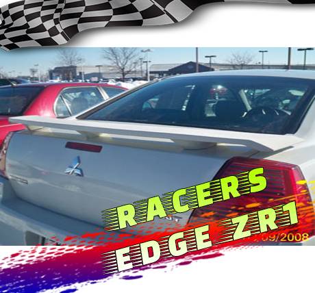 RacersEdgeZR1 2004-2011 Mitsubishi Galant Custom Style ABS Spoilers RE803N-0