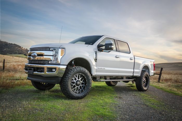 Readylift 2017-2022 Ford F250 F350 Super Duty Diesel 4WD 4" Coil Spring Lift Kit With Falcon Shocks And Radius Arms 49-27421