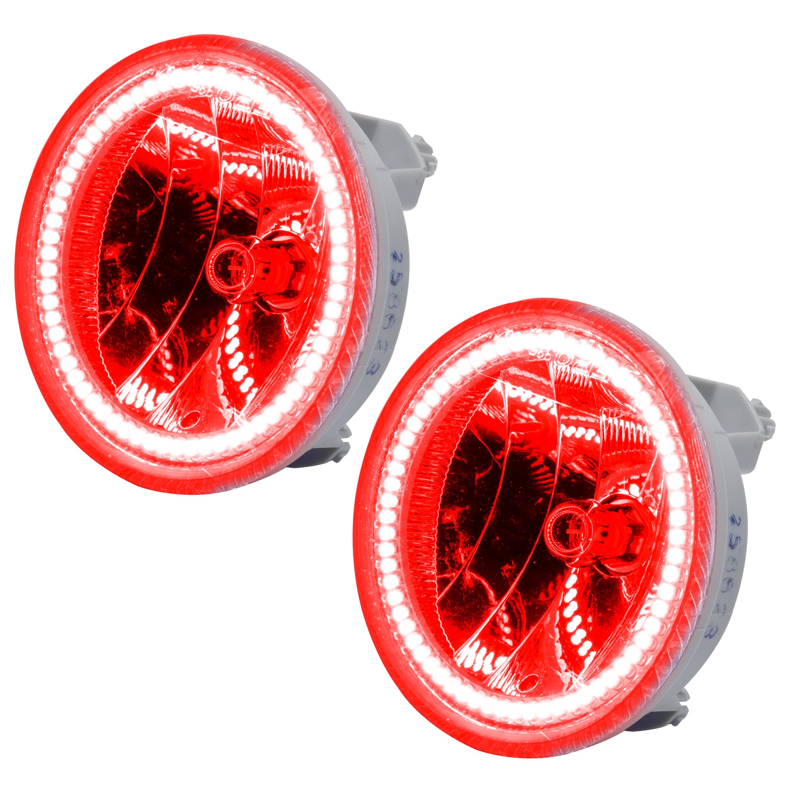 Oracle Lighting 2007-2013 Chevrolet Avalanche Pre Assembled LED Halo Fog Lights Red 7002-003