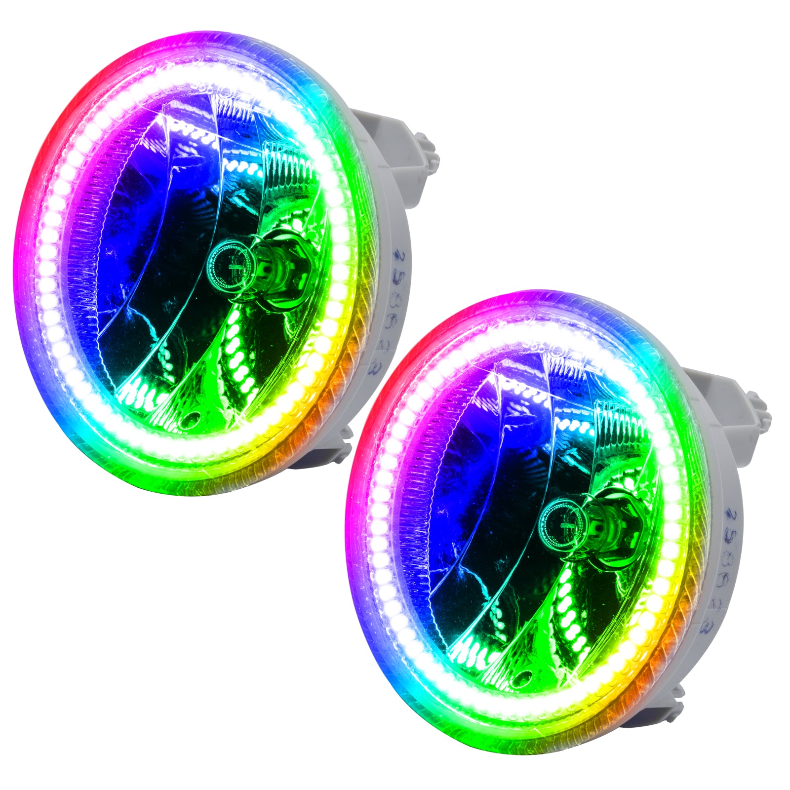 Oracle Lighting 2007-2013 Chevrolet Avalanche Pre Assembled LED Halo Fog Lights ColorSHIFT 7002-333