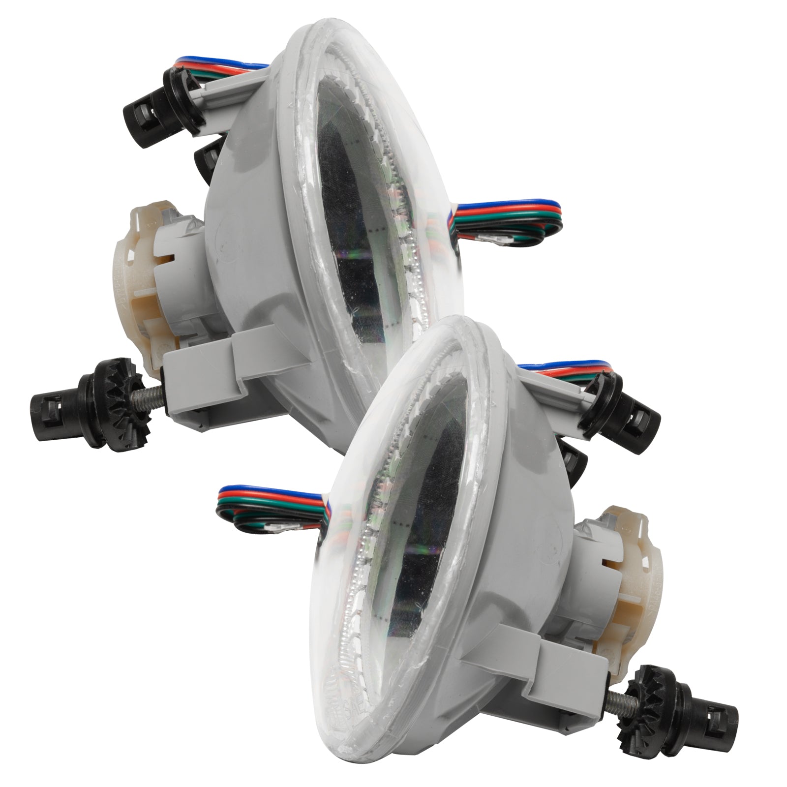 Oracle Lighting 2007-2013 Chevrolet Avalanche Pre Assembled LED Halo Fog Lights ColorSHIFT 7002-333