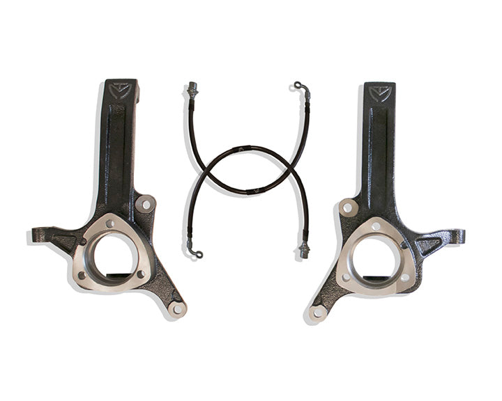 MaxTrac Suspension 2003-2008 Dodge Ram 1500 Mega Cab Ram 2500 3500 2WD 3.5" Lift Spindles With Brake Lines 702235