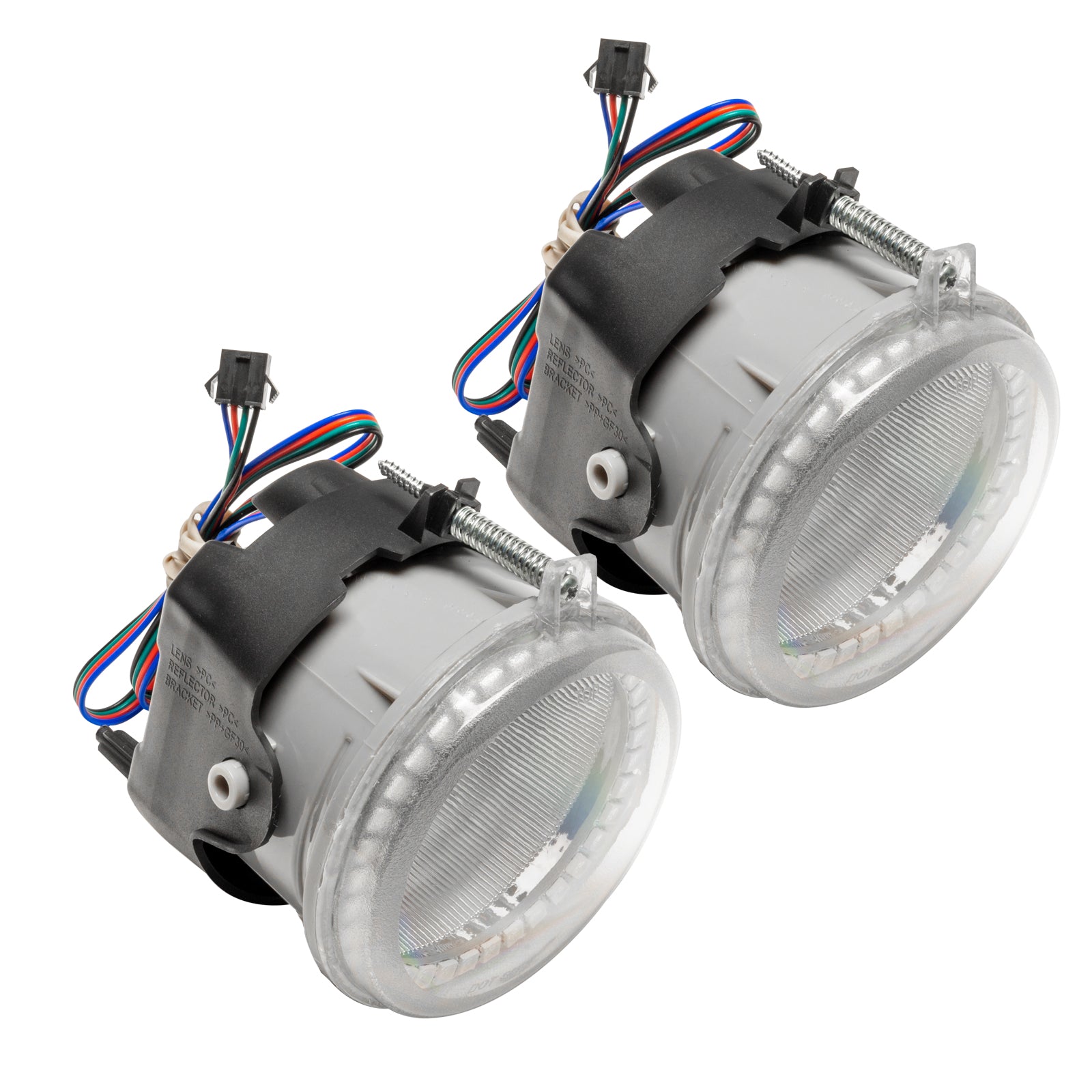 Oracle Lighting 2006-2009 Dodge Charger Pre Assembled LED Halo Fog Lights ColorSHIFT 7023-333