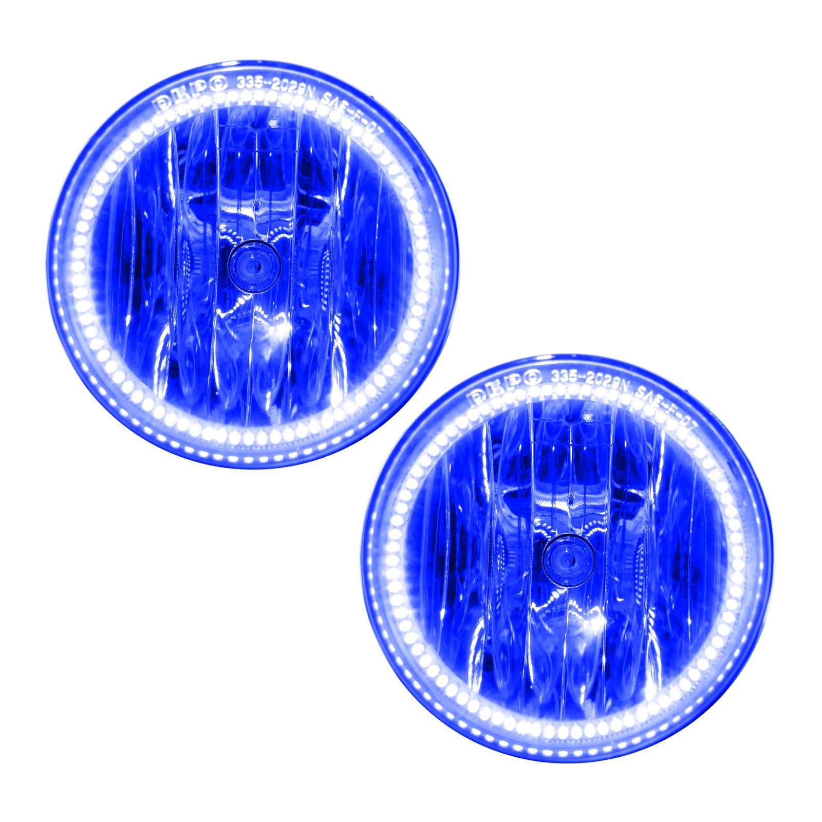 Oracle Lighting 2007-2013 GMC Yukon Denali Pre Assembled LED Halo Fog Lights Blue 7059-002